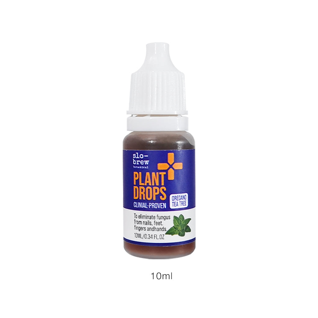 Slo-Brew Plant Drops – Fast-Acting Nail Repair Solution with Tea Tree & Oregano Oil