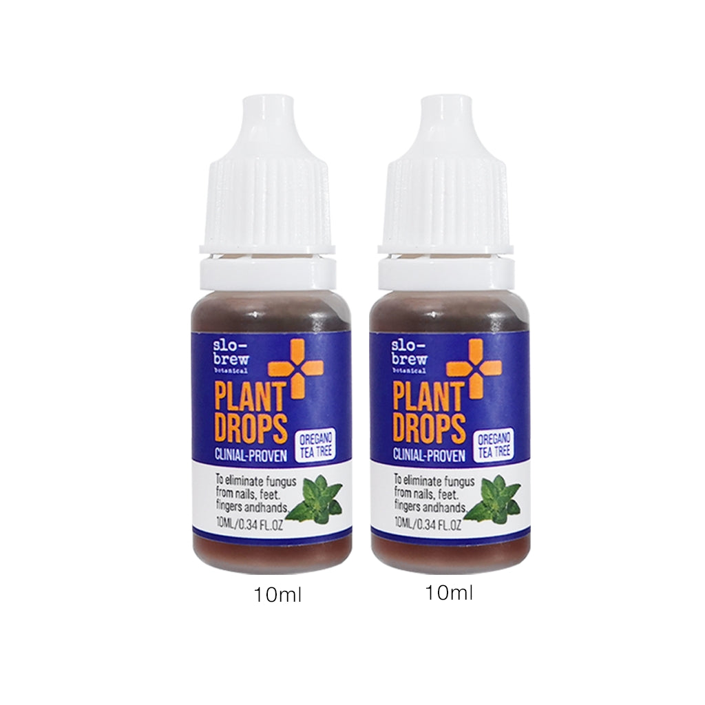 Slo-Brew Plant Drops – Fast-Acting Nail Repair Solution with Tea Tree & Oregano Oil