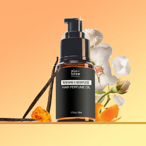 SLO-BREW Hair Perfume Oil for Silky, Weightless Shine, Long-Lasting Vanilla Fragrance