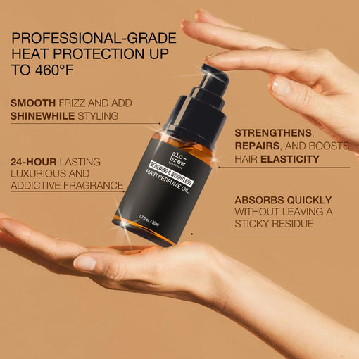 SLO-BREW Hair Perfume Oil for Silky, Weightless Shine, Long-Lasting Vanilla Fragrance