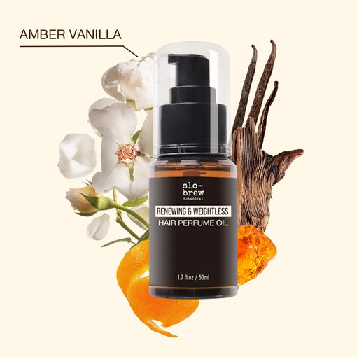 SLO-BREW Hair Perfume Oil for Silky, Weightless Shine, Long-Lasting Vanilla Fragrance