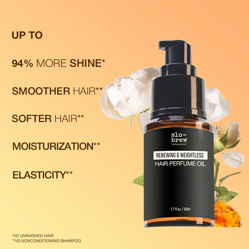 SLO-BREW Hair Perfume Oil for Silky, Weightless Shine, Long-Lasting Vanilla Fragrance