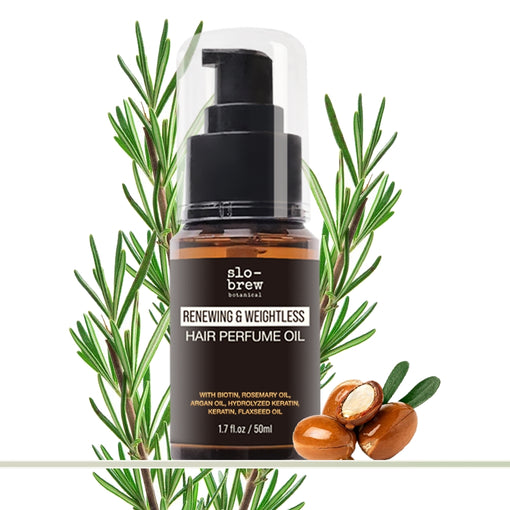 SLO-BREW Hair Perfume Oil for Silky, Weightless Shine, Long-Lasting Vanilla Fragrance