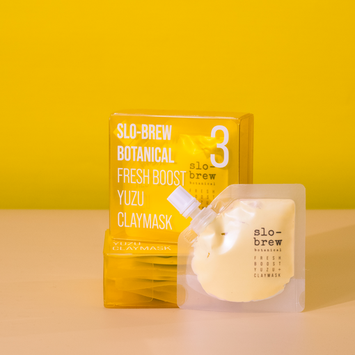 Carbon-60 Slo-Brew Fresh Glow Yuzu Claymask+